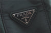 Authentic PRADA Nylon Tessuto Shoulder Tote Bag Green Khaki 2264C
