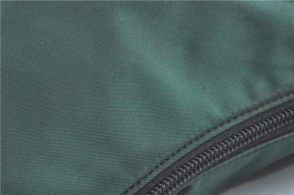 Authentic PRADA Nylon Tessuto Shoulder Tote Bag Green Khaki 2264C