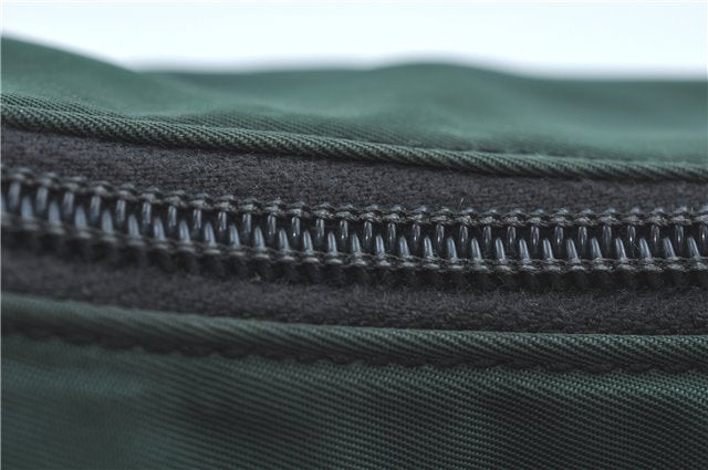 Authentic PRADA Nylon Tessuto Shoulder Tote Bag Green Khaki 2264C