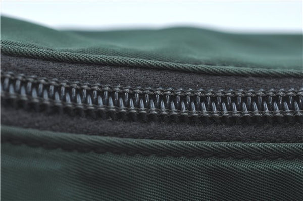 Authentic PRADA Nylon Tessuto Shoulder Tote Bag Green Khaki 2264C