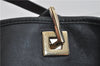 Authentic GUCCI Shoulder Tote Bag GG Canvas Leather Black 2265D