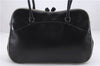 Authentic PRADA Leather Shoulder Tote Bag Black 2266D