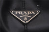 Authentic PRADA Leather Shoulder Tote Bag Black 2266D