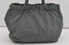 Authentic PRADA Nylon Tessuto Leather 2Way Shoulder Tote Bag Khaki Green 2266I