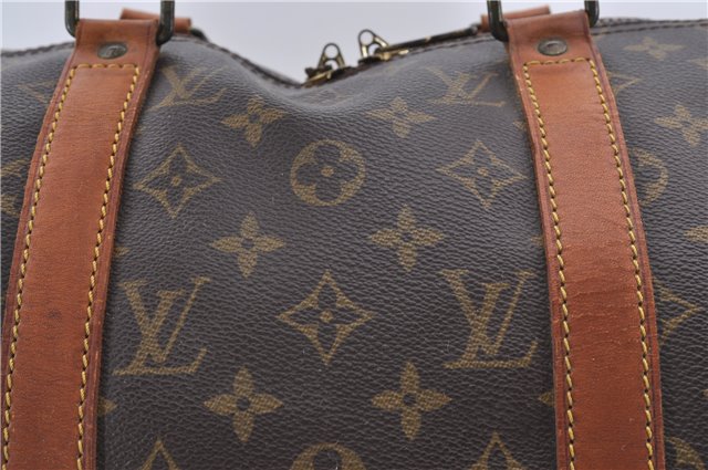 Authentic Louis Vuitton Monogram Keepall 50 Boston Bag M41426 LV 2268D