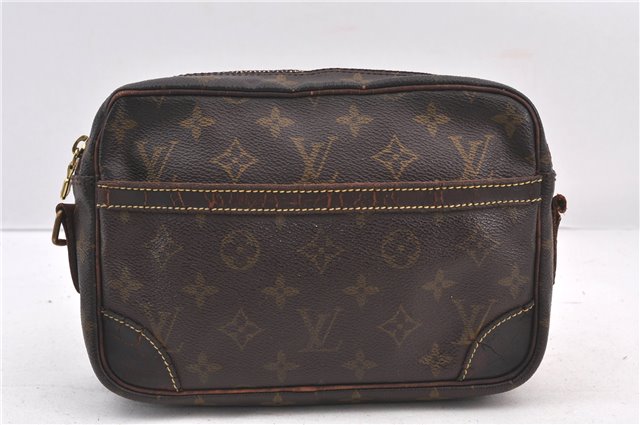 Auth Louis Vuitton Monogram Trocadero 23 Shoulder Cross Bag M51276 LV Junk 2269D