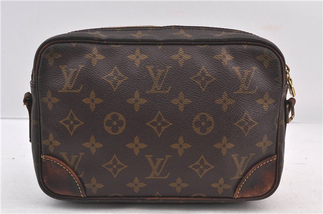 Auth Louis Vuitton Monogram Trocadero 23 Shoulder Cross Bag M51276 LV Junk 2269D