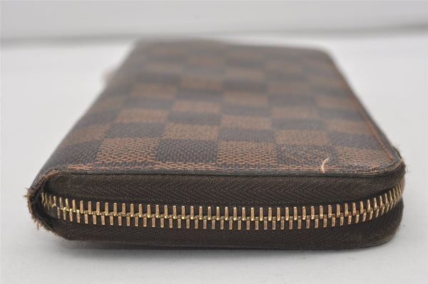 Authentic Louis Vuitton Damier Zippy Long Wallet Purse N60015 LV 2269I