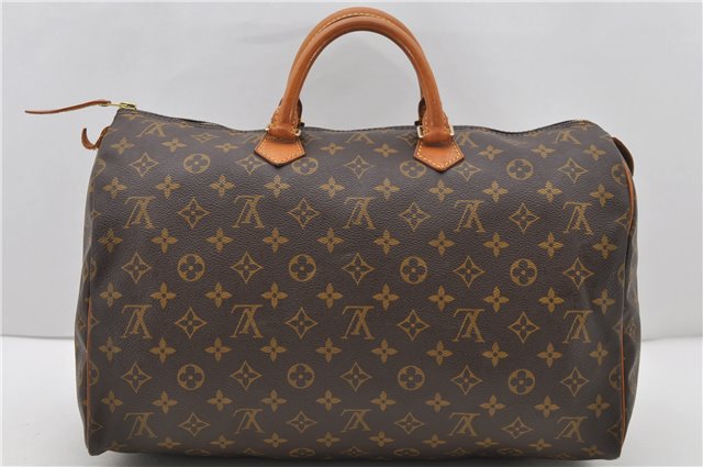 Authentic Louis Vuitton Monogram Speedy 40 Hand Bag M41522 LV 2270D