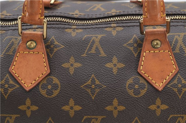 Authentic Louis Vuitton Monogram Speedy 40 Hand Bag M41522 LV 2270D