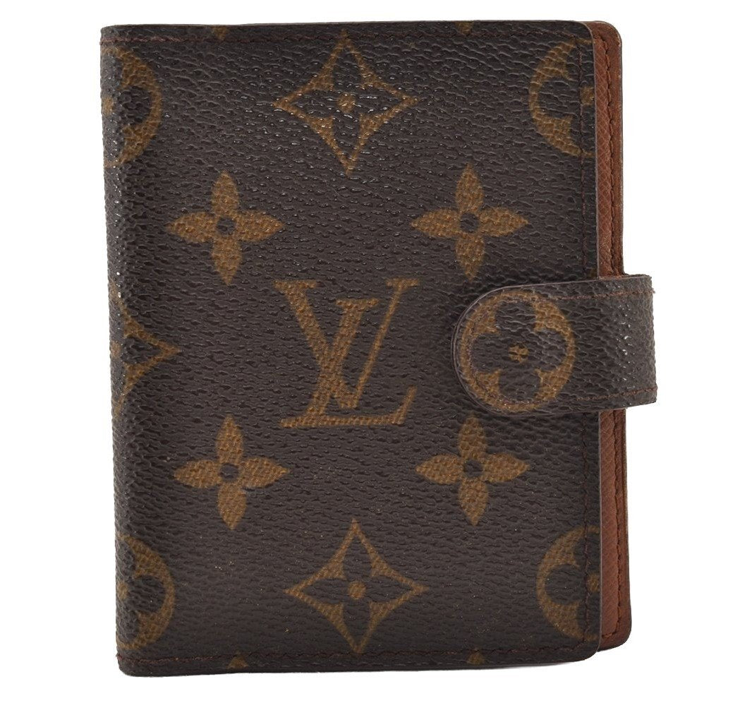 Authentic Louis Vuitton Monogram Agenda Mini Notebook Cover R20007 LV 2270I