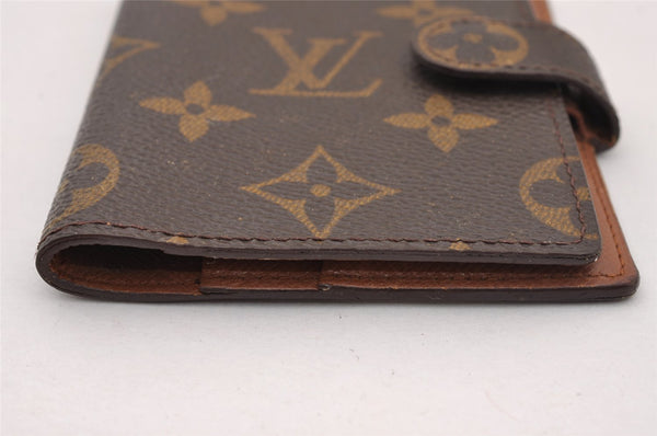 Authentic Louis Vuitton Monogram Agenda Mini Notebook Cover R20007 LV 2270I