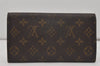 Authentic Louis Vuitton Monogram Porte Tresor International M61215 Wallet 2271I