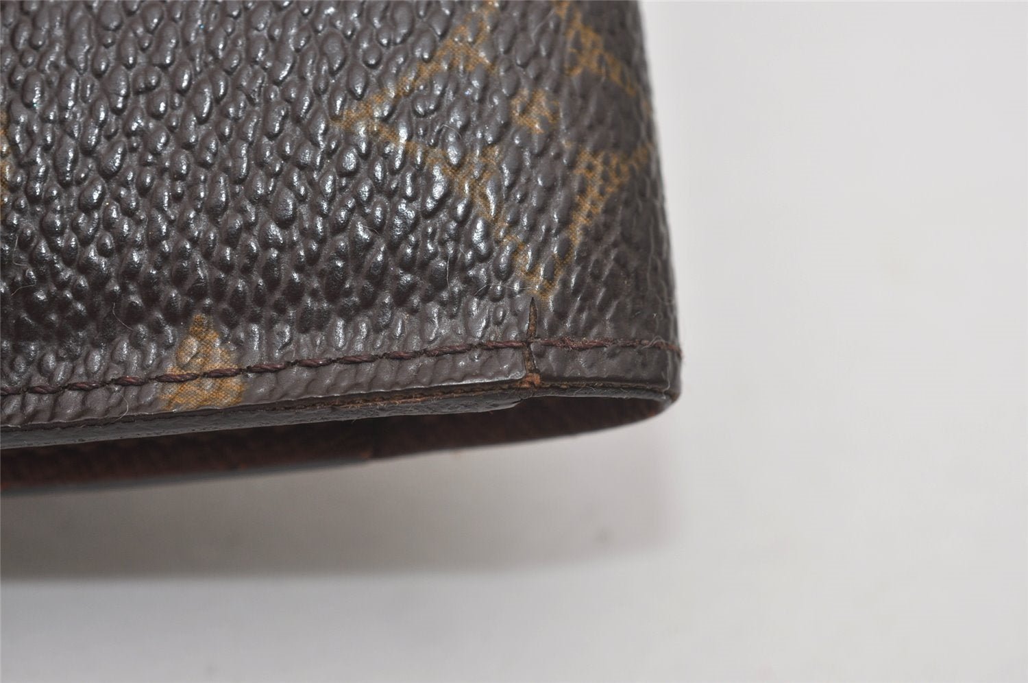 Authentic Louis Vuitton Monogram Porte Tresor International M61215 Wallet 2271I