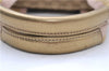 Authentic GUCCI Shoulder Tote Bag GG Canvas Leather 131230 Beige Gold 2272D