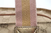 Authentic GUCCI Shoulder Tote Bag GG Canvas Leather 131230 Beige Gold 2272D