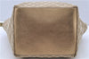 Authentic GUCCI Shoulder Tote Bag GG Canvas Leather 131230 Beige Gold 2272D