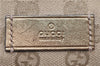 Authentic GUCCI Shoulder Tote Bag GG Canvas Leather 131230 Beige Gold 2272D