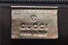 Authentic GUCCI Shoulder Tote Bag GG Canvas Leather 131230 Beige Gold 2272D