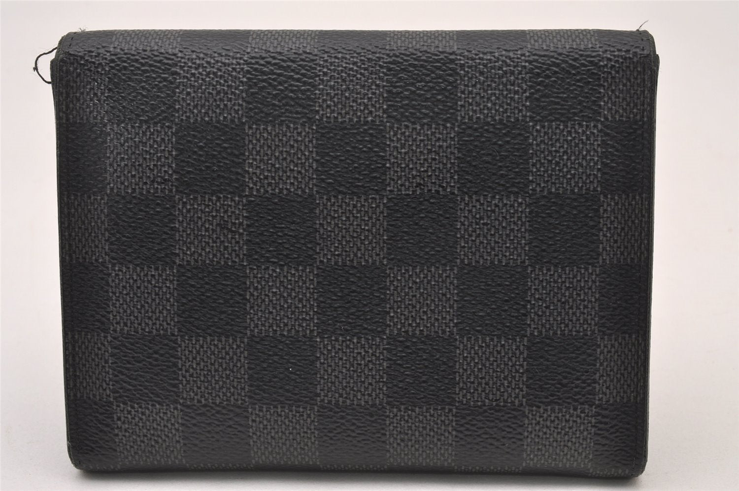 Auth Louis Vuitton Damier Graphite Portefeuille Compact Modular Wallet LV 2272I