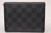 Auth Louis Vuitton Damier Graphite Portefeuille Compact Modular Wallet LV 2272I