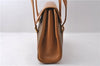 Authentic GUCCI Micro GG PVC Leather Shoulder Hand Bag Purse Brown 2273D
