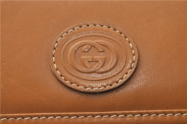Authentic GUCCI Micro GG PVC Leather Shoulder Hand Bag Purse Brown 2273D