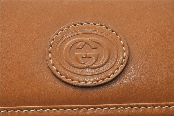 Authentic GUCCI Micro GG PVC Leather Shoulder Hand Bag Purse Brown 2273D