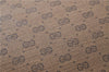 Authentic GUCCI Micro GG PVC Leather Shoulder Hand Bag Purse Brown 2273D