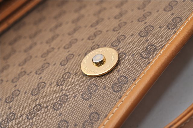 Authentic GUCCI Micro GG PVC Leather Shoulder Hand Bag Purse Brown 2273D