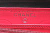 Authentic CHANEL Calf Skin Cambon Line CC Logo Wallet Purse Black Junk 2273I