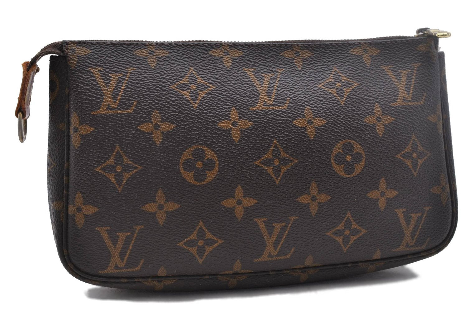 Authentic Louis Vuitton Monogram Pochette Accessoires Pouch M51980 LV 2274D