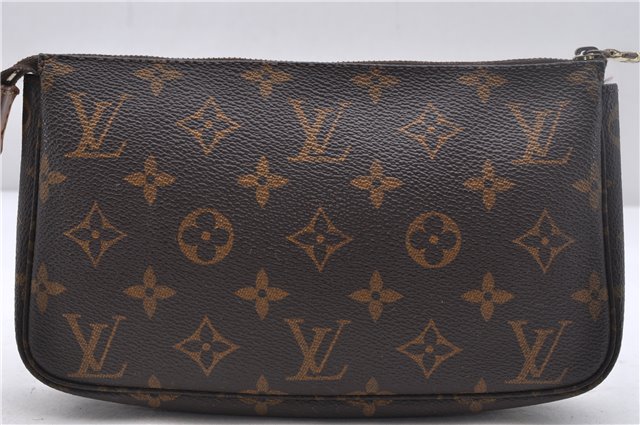 Authentic Louis Vuitton Monogram Pochette Accessoires Pouch M51980 LV 2274D