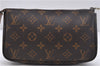 Authentic Louis Vuitton Monogram Pochette Accessoires Pouch M51980 LV 2274D