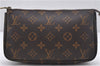 Authentic Louis Vuitton Monogram Pochette Accessoires Pouch M51980 LV 2274D
