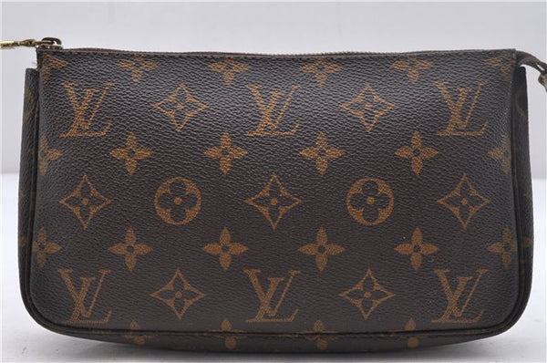 Authentic Louis Vuitton Monogram Pochette Accessoires Pouch M51980 LV 2274D