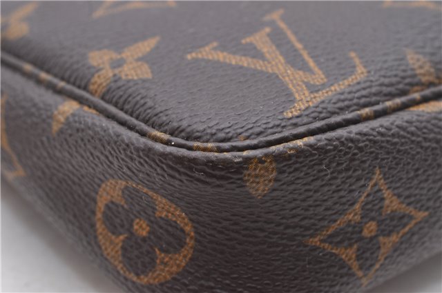 Authentic Louis Vuitton Monogram Pochette Accessoires Pouch M51980 LV 2274D