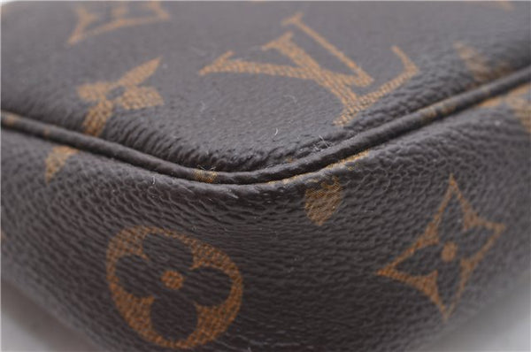 Authentic Louis Vuitton Monogram Pochette Accessoires Pouch M51980 LV 2274D