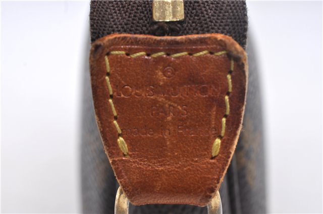 Authentic Louis Vuitton Monogram Pochette Accessoires Pouch M51980 LV 2274D