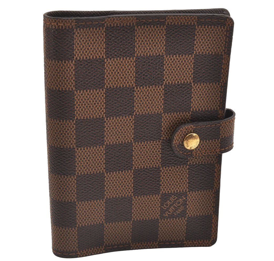 Authentic Louis Vuitton Damier Agenda PM Notebook Cover R20700 LV 2274I