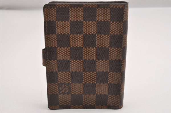 Authentic Louis Vuitton Damier Agenda PM Notebook Cover R20700 LV 2274I