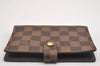 Authentic Louis Vuitton Damier Agenda PM Notebook Cover R20700 LV 2274I