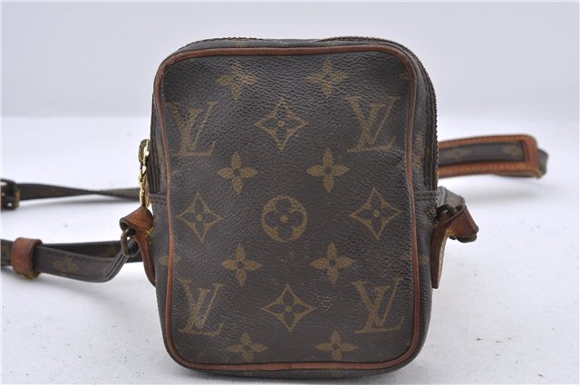 Auth Louis Vuitton Monogram Mini Poche Danube Shoulder Cross Bag M45268 LV 2275D