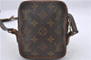 Auth Louis Vuitton Monogram Mini Poche Danube Shoulder Cross Bag M45268 LV 2275D