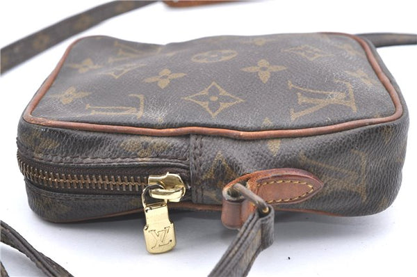 Auth Louis Vuitton Monogram Mini Poche Danube Shoulder Cross Bag M45268 LV 2275D