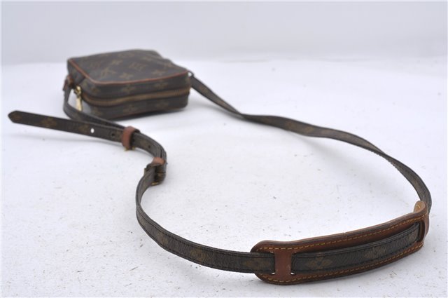 Auth Louis Vuitton Monogram Mini Poche Danube Shoulder Cross Bag M45268 LV 2275D