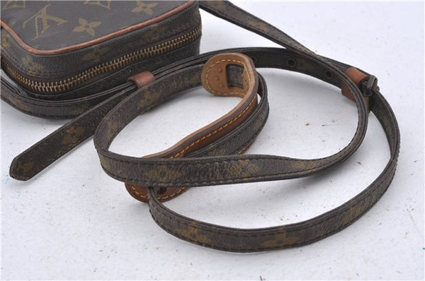 Auth Louis Vuitton Monogram Mini Poche Danube Shoulder Cross Bag M45268 LV 2275D