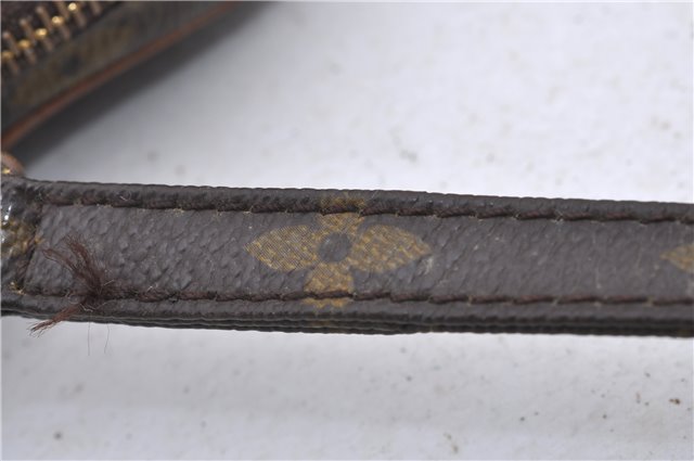 Auth Louis Vuitton Monogram Mini Poche Danube Shoulder Cross Bag M45268 LV 2275D