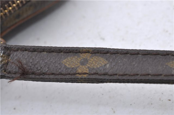 Auth Louis Vuitton Monogram Mini Poche Danube Shoulder Cross Bag M45268 LV 2275D