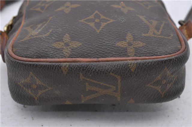 Auth Louis Vuitton Monogram Mini Poche Danube Shoulder Cross Bag M45268 LV 2275D